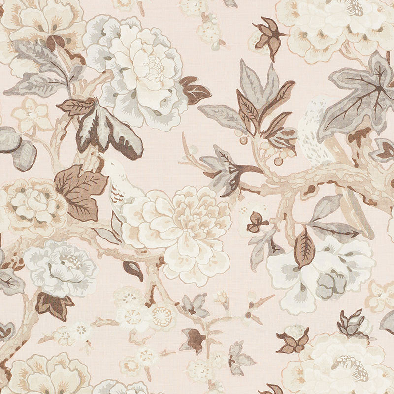 Bermuda Blossoms Blush 175874 by Schumacher Fabric Schumacher Fabric Bermuda Blossoms Blush 175874Fabric LINEN 90% UNITED KINGDOM </p><p>Repeat: H: HORZ. 27 1/8" (69CM) , V: VERT. 25 5/8" (65CM) 54.25 - Fabric Carolina -