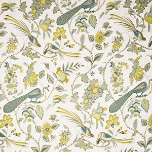Campagne Cadet & Citron 175951 by Schumacher Designer Fabric