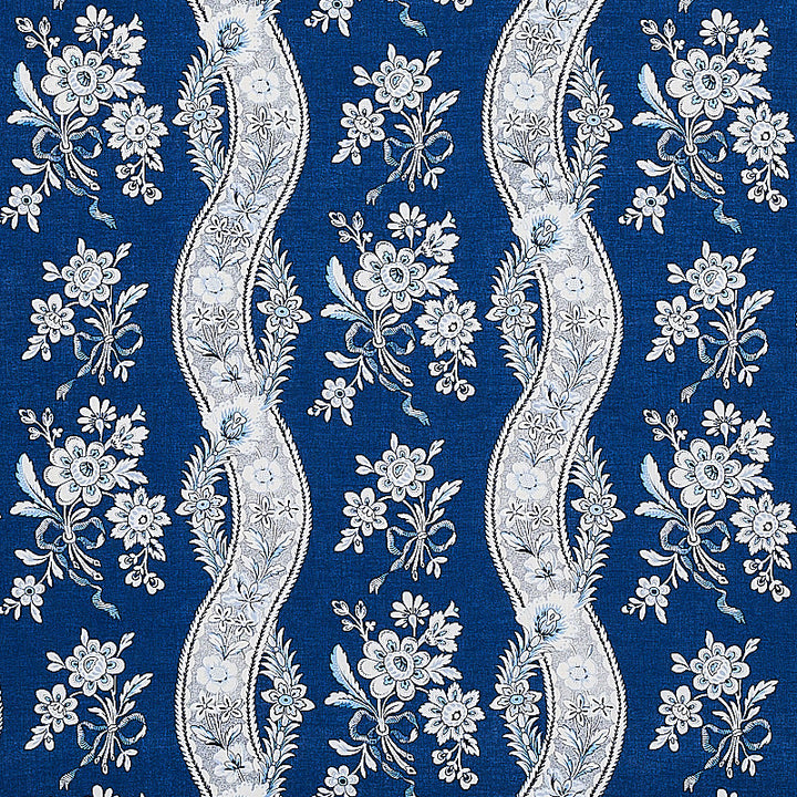 Le Castellet Indigo 175984 by Schumacher Fabric Schumacher Fabric Le Castellet Indigo 175984Fabric LINEN 90% UNITED KINGDOM </p><p>Repeat: H: HORZ. 13 1/2" (34CM) , V: VERT. 17" (43CM) 54 - Fabric Carolina -
