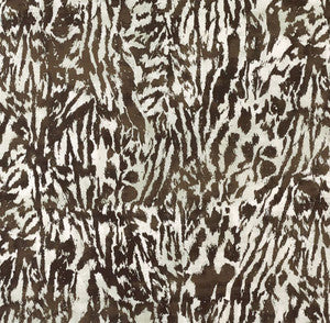 Feline Darkwood 175992 by Schumacher Designer Fabric
