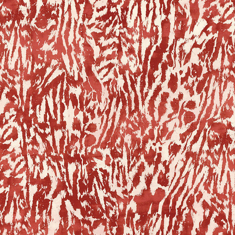 Feline Alizarin 175996 by Schumacher Fabric Schumacher Fabric Feline Alizarin 175996Fabric LINEN 100% ITALY </p><p>Repeat: H: HORZ. 27" (69CM) , V: VERT. 35 3/8" (90CM) 54 - Fabric Carolina -
