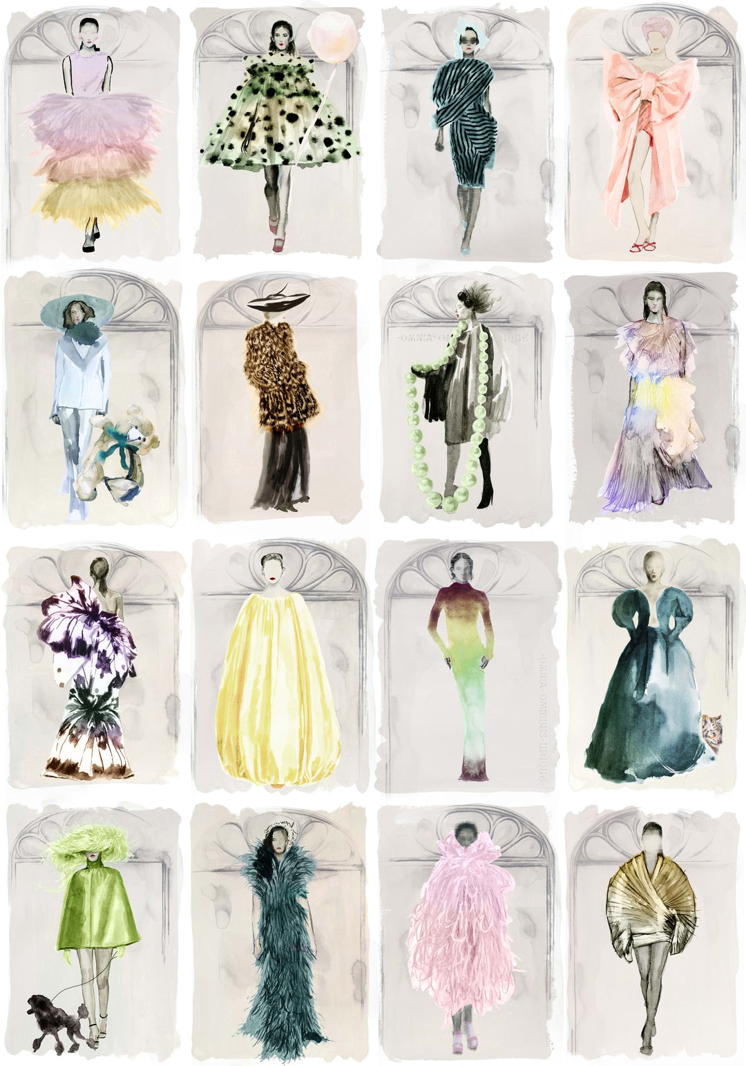 Couture Carousel W - Pastel 175/2009M.CS.0 by Cole & Son Designer Wallcovering
