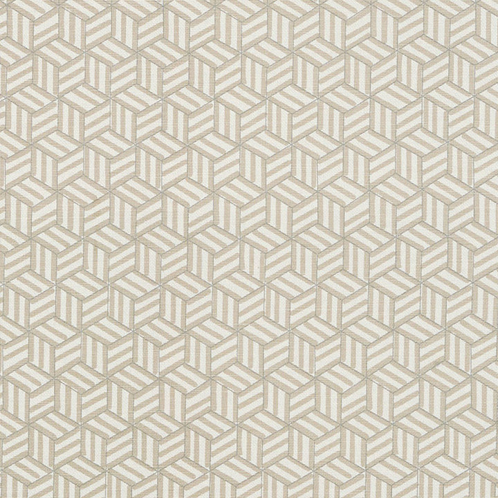 Tumbling Blocks Greige 176040 by Schumacher Designer Fabric MILES REDD LINEN 53% COTTON 47% IRELAND WYZENBEEK 15,000 </p><p>Repeat: Horizontal: 6 3/4" (17CM) and Vertical: 8" (20CM) 54 - Swanky Fabrics -