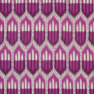 Bukhara Ikat Fuchsia 176082 by Schumacher Designer Fabric