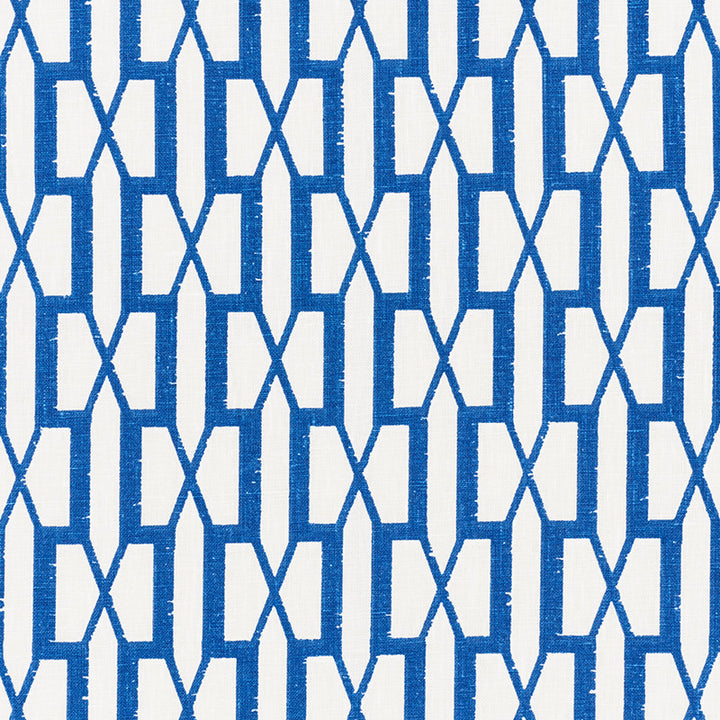 Belvedere Sea 176118 by Schumacher Designer Fabric Veere-Grenney 100% Linen Martindale 25,000 Horizontal: 2.875 and Vertical: 4 53.5 - Swanky Fabrics -