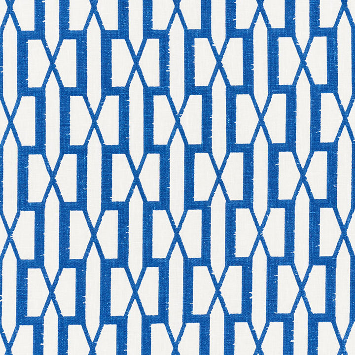 Belvedere Sea 176118 by Schumacher Designer Fabric VEERE GRENNEY See Sample UNITED KINGDOM MEDIUM DUTY </p><p>Repeat: Horizontal: 2 7/8" (7CM) and Vertical: 4" (10CM) 53 1/2" (136CM) - Swanky Fabrics -