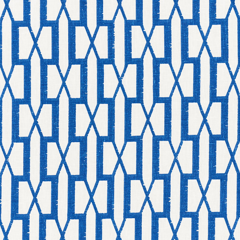 Belvedere Sea 176118 by Schumacher Fabric Schumacher Fabric Belvedere Sea 176118Fabric LINEN 100% UNITED KINGDOM </p><p>Repeat: H: HORZ. 2 7/8" (7CM) , V: VERT. 4" (10CM) 53.5 - Fabric Carolina -