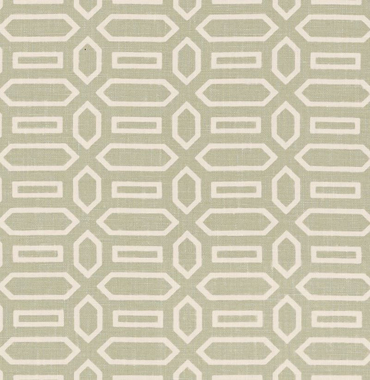 Pavillion Sage 176143 by Schumacher Designer Fabric Veere-Grenney 100% Linen Martindale 25,000 Horizontal: 2.5 and Vertical: 1.625 52 - Swanky Fabrics -