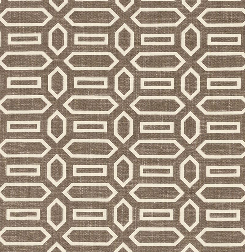 Pavillion Berber Brown 176147 by Schumacher Designer Fabric Veere-Grenney 100% Linen Martindale 25,000 Horizontal: 2.5 and Vertical: 1.625 52 - Swanky Fabrics -