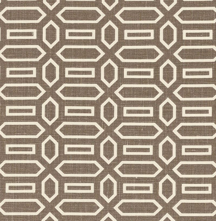 Pavillion Berber Brown 176147 by Schumacher Designer Fabric Veere-Grenney 100% Linen Martindale 25,000 Horizontal: 2.5 and Vertical: 1.625 52 - Swanky Fabrics -