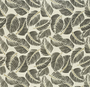 Costa Rica Faded Black 176193 by Schumacher Designer Fabric