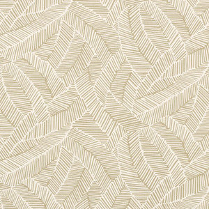 Abstract Leaf Taupe 176220 by Schumacher Designer Fabric