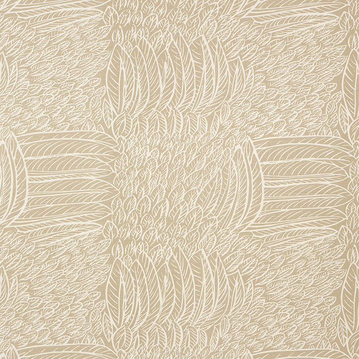 Featherfest Natural 176230 by Schumacher Fabric Schumacher Fabric Featherfest Natural 176230Fabric LINEN 55% UNITED STATES OF AMERICA </p><p>Repeat: H: HORZ. 26 3/4" (68CM) , V: VERT. 24 3/4" (63CM) 53 - Fabric Carolina -