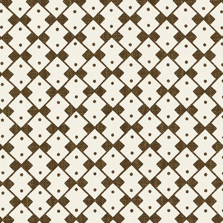 Domino Salvador 176292 by Schumacher Designer Fabric David-Oliver 100% Linen - Horizontal: 5.375 and Vertical: 5.375 54 - Swanky Fabrics -