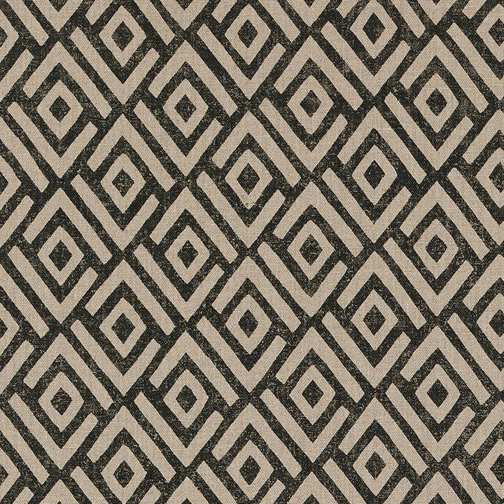Kasai Black 176320 by Schumacher Fabric Schumacher Fabric Kasai Black 176320Fabric LINEN 100% UNITED STATES OF AMERICA </p><p>Repeat: H: HORZ. 27" (69CM) , V: VERT. 31" (79CM) 54 - Fabric Carolina -