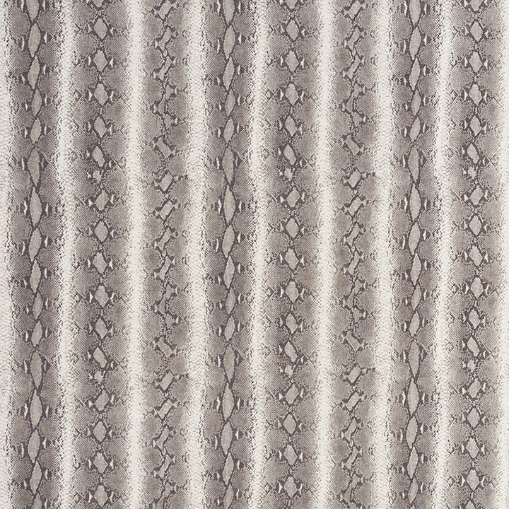 Snake Rattle & Roll Linen Ash 176351 by Schumacher Designer Fabric Animal-Prints-Wovens 100% Linen - Horizontal: 17.75 and Vertical: 19 53.5 - Swanky Fabrics -