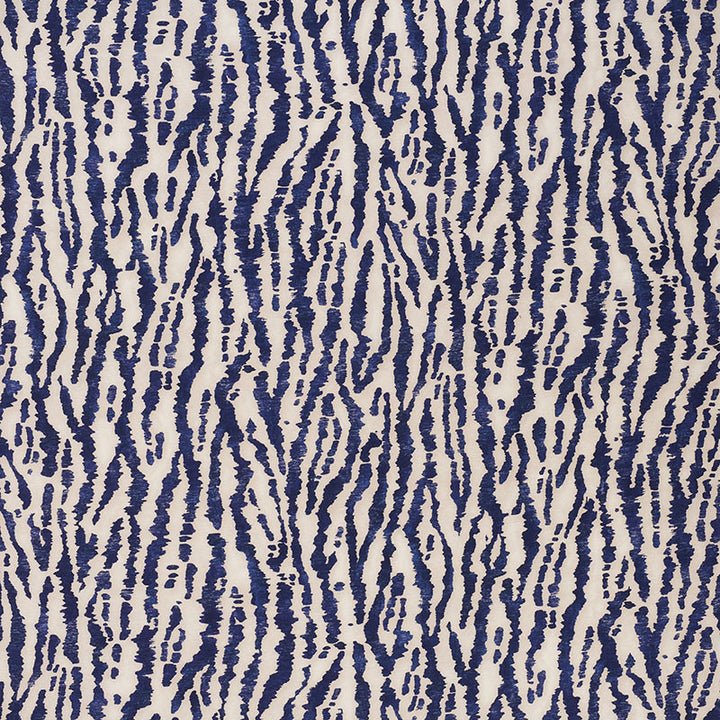 Animaux Navy 176373 by Schumacher Designer Fabric Animal-Prints-Wovens 100% Linen - Horizontal: 27 and Vertical: 38 55 - Swanky Fabrics -