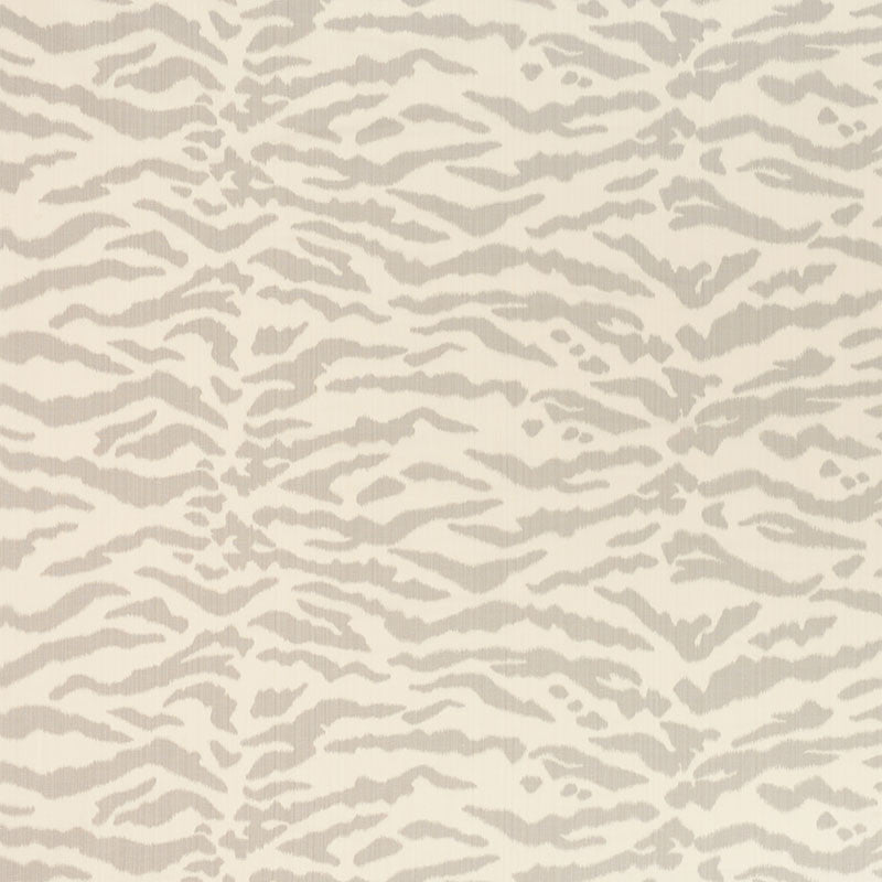 Tigris Pewter 176390 by Schumacher Designer Fabric Animal-Prints-Wovens 80% Linen, 20% Polyester - Horizontal: 55-1/8 and Vertical: 20.75 59-1/2 - Swanky Fabrics -