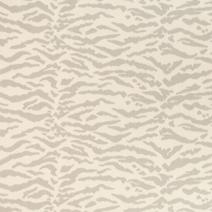 Tigris Pewter 176390 by Schumacher Designer Fabric Animal-Prints-Wovens 80% Linen, 20% Polyester - Horizontal: 55-1/8 and Vertical: 20.75 59-1/2 - Swanky Fabrics -