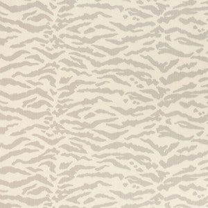 Tigris Pewter 176390 by Schumacher Designer Fabric