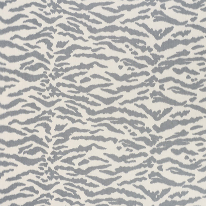 Tigris Graphite 176392 by Schumacher Designer Fabric Animal-Prints-Wovens 80% Linen, 20% Polyester - Horizontal: 55-1/8 and Vertical: 20.75 59-1/2 - Swanky Fabrics -