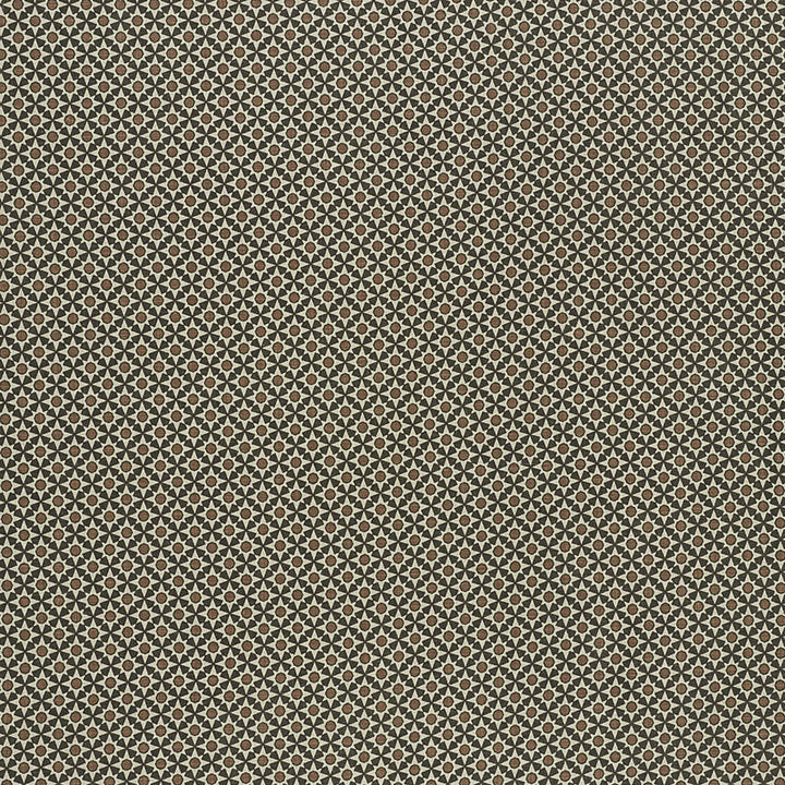 Serendipity Cinder & Caramel 176420 by Schumacher Designer Fabric Clique 100% Linen - Horizontal: 1.5 and Vertical: 1.5 54 - Swanky Fabrics -