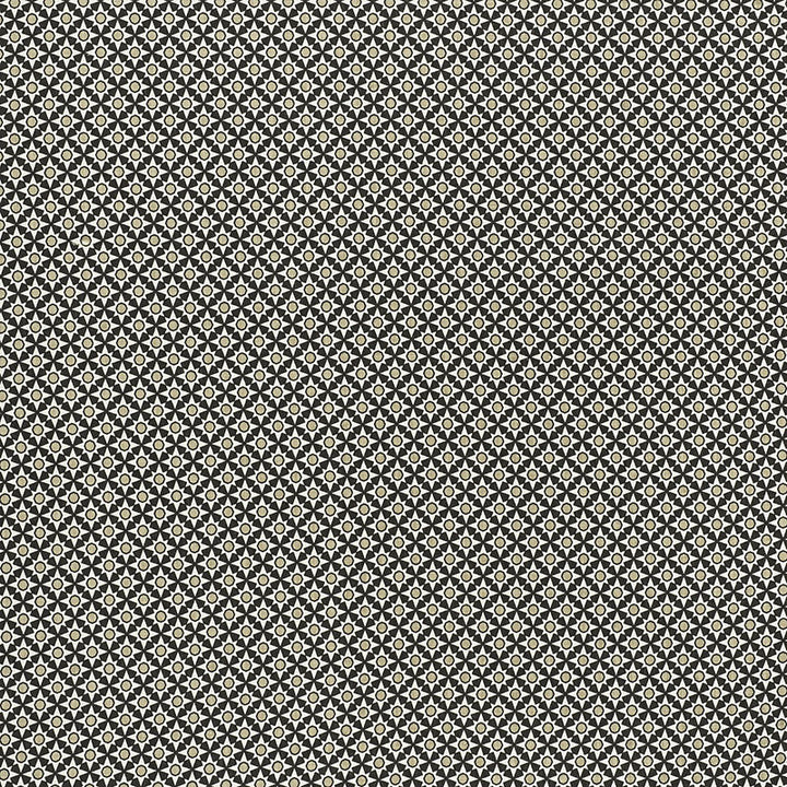 Serendipity Black & Taupe 176421 by Schumacher Designer Fabric Clique 100% Linen - Horizontal: 1.5 and Vertical: 1.5 54 - Swanky Fabrics -