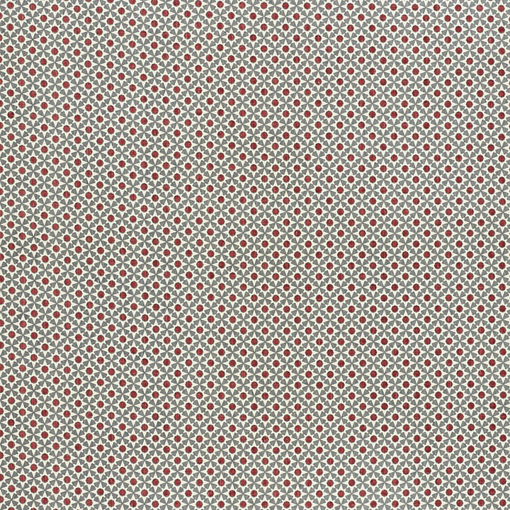 Serendipity Slate & Rouge 176424 by Schumacher Designer Fabric Clique 100% Linen - Horizontal: 1.5 and Vertical: 1.5 54 - Swanky Fabrics -