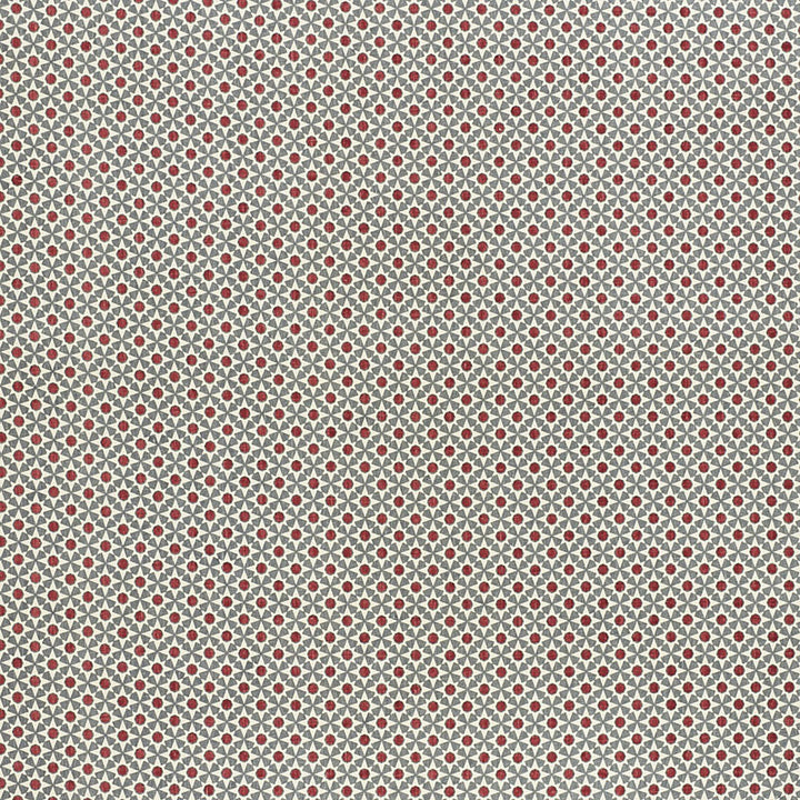 Serendipity Slate & Rouge 176424 by Schumacher Designer Fabric CLIQUE See Sample CHINA - </p><p>Repeat: Horizontal: 1 1/2" (4CM) and Vertical: 1 1/2" (4CM) 54" (137CM) - Swanky Fabrics -