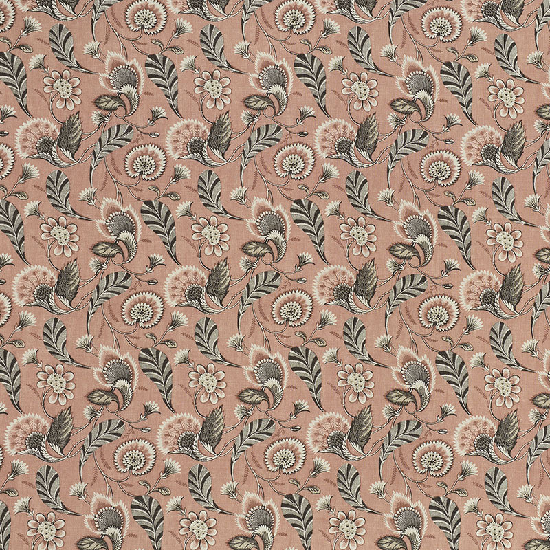 Ursula Blush 176441 by Schumacher Designer Fabric CLIQUE LINEN 100% UNITED KINGDOM </p><p>Repeat: Horizontal: 13 1/2" (34CM) and Vertical: 13" (33CM) 54 - Swanky Fabrics -