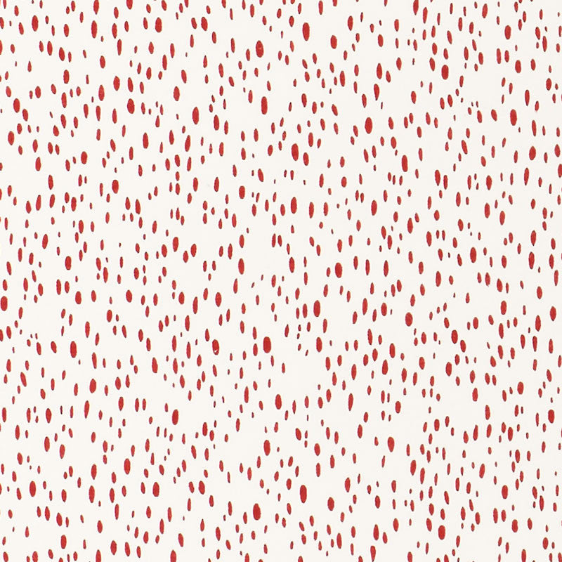 Duma Red 176460 by Schumacher Designer Fabric ANIMAL PRINTS & WOVENS COTTON 100% TURKEY </p><p>Repeat: Horizontal: 6 3/4" (17CM) and Vertical: 7 1/4" (18CM) 54 - Swanky Fabrics -