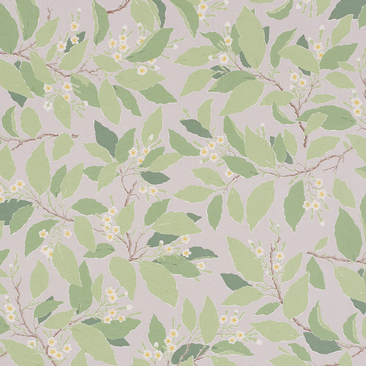 Dogwood Leaf Grisaille 176521 by Schumacher Designer Fabric Miles-Redd 100% Cotton - Horizontal: 27 and Vertical: 32 54 - Swanky Fabrics -