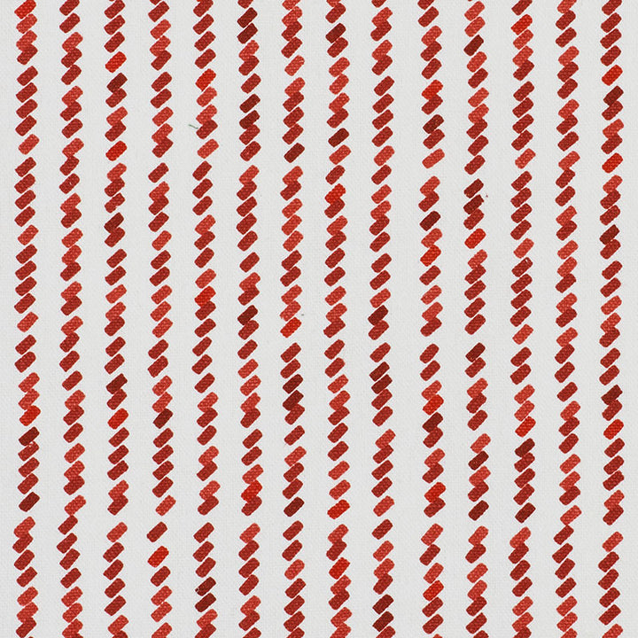 Tic For Tac Red 176540 by Schumacher Designer Fabric DAVID KAIHOI See Sample UNITED STATES OF AMERICA - </p><p>Repeat: Horizontal: 6 3/4" (17CM) and Vertical: 11 3/4" (30CM) 55 1/2" (141CM) - Swanky Fabrics -