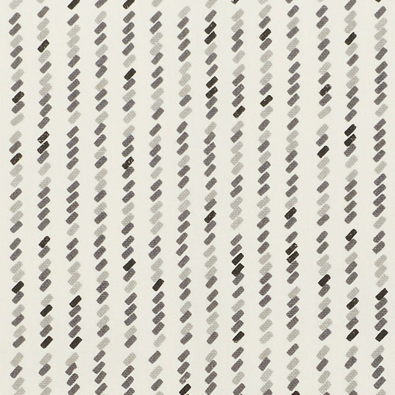 Tic For Tac Black 176542 by Schumacher Designer Fabric DAVID KAIHOI LINEN 55% COTTON 45% UNITED STATES OF AMERICA </p><p>Repeat: Horizontal: 6 3/4" (17CM) and Vertical: 11 3/4" (30CM) 53.5 - Swanky Fabrics -
