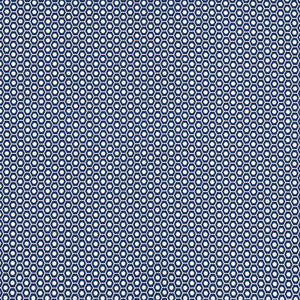 Queen B Ii Navy 176564 by Schumacher Designer Fabric