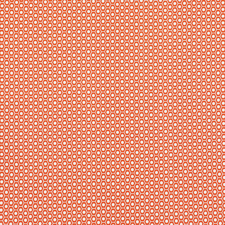 Queen B II Red 176565 by Schumacher Designer Fabric Indooroutdoor-By-Studio-Bon 100% Acrylic Wyzenbeek 15,000 Horizontal: 1.25 and Vertical: 7/8- 54 - Swanky Fabrics -
