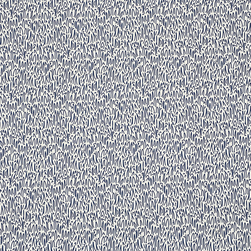 Grass Ii Navy 176601 by Schumacher Designer Fabric INDOOR/OUTDOOR STUDIO BON See Sample UNITED STATES OF AMERICA MEDIUM </p><p>Repeat: Horizontal: 9" (23CM) and Vertical: 16 3/4" (43CM) 54" (137CM) - Swanky Fabrics -