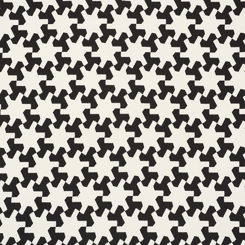 Setareh Ii Black 176611 by Schumacher Designer Fabric INDOOR/OUTDOOR STUDIO BON See Sample UNITED STATES OF AMERICA MEDIUM </p><p>Repeat: Horizontal: 6" (15CM) and Vertical: 11 1/4" (29CM) 54" (137CM) - Swanky Fabrics -