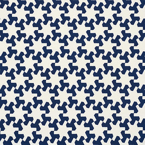 Setareh Ii Navy 176612 by Schumacher Designer Fabric