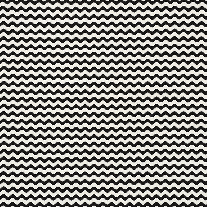 Ric Rac Ii Black 176624 by Schumacher Designer Fabric INDOOR/OUTDOOR STUDIO BON See Sample UNITED STATES OF AMERICA MEDIUM </p><p>Repeat: Horizontal: 2" (5CM) and Vertical: 1 3/4" (4CM) 54" (137CM) - Swanky Fabrics -