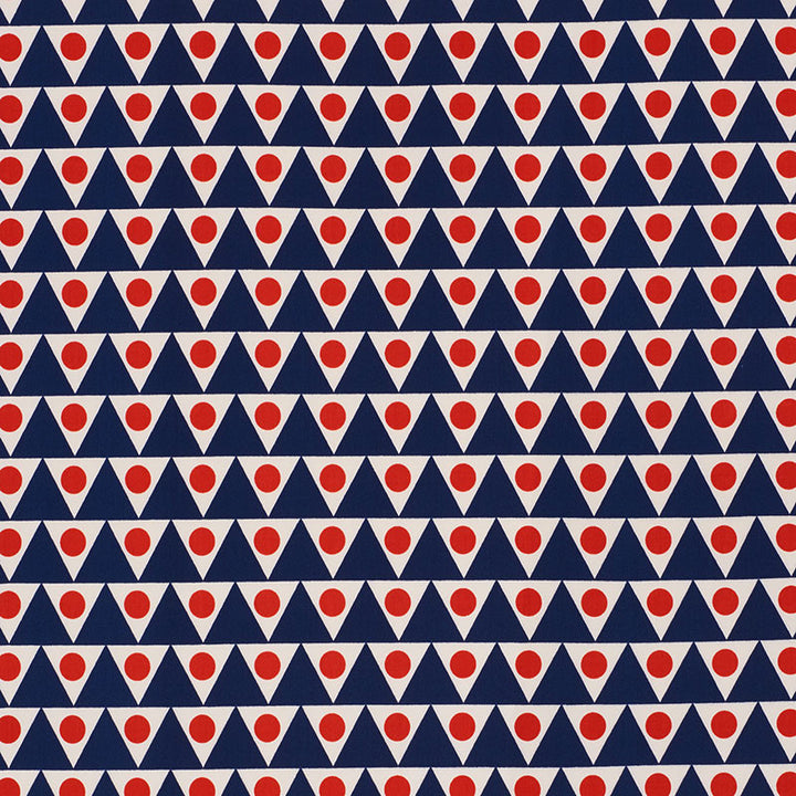 Pennant Ii Navy & Red 176642 by Schumacher Designer Fabric INDOOR/OUTDOOR STUDIO BON See Sample UNITED STATES OF AMERICA MEDIUM </p><p>Repeat: Horizontal: 2 1/4" (6CM) and Vertical: 2 1/4" (6CM) 54" (137CM) - Swanky Fabrics -