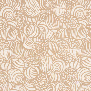 Seashells Sand 176680 by Schumacher Designer Fabric