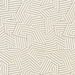 Deconstructed Stripe Ii Black 176700 by Schumacher Designer Fabric