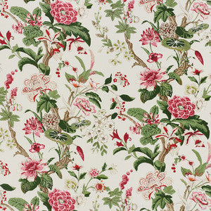 Nymphaea Fuchsia 176761 by Schumacher Designer Fabric