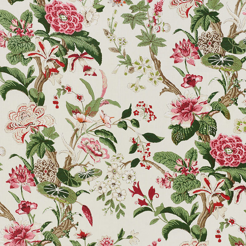 Nymphaea Fuchsia 176761 by Schumacher Fabric Schumacher Fabric Nymphaea Fuchsia 176761Fabric LINEN 100% THAILAND </p><p>Repeat: H: HORZ. 27" (69CM), V: VERT. 44 1/2" (113CM) 54 - Fabric Carolina -