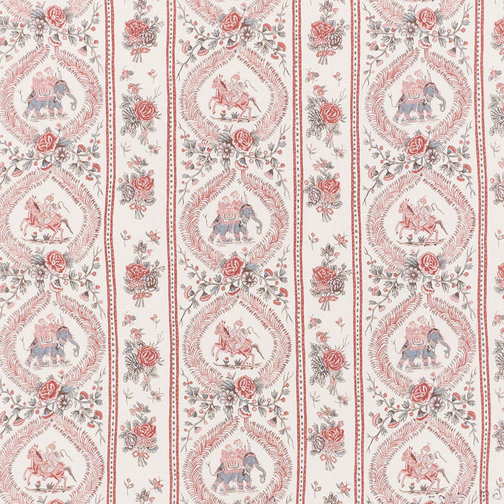 Kandula Multi 176800 by Schumacher Designer Fabric Schumacher-Classics 100% Linen - Horizontal: 18 and Vertical: 12 54.75 - Swanky Fabrics -
