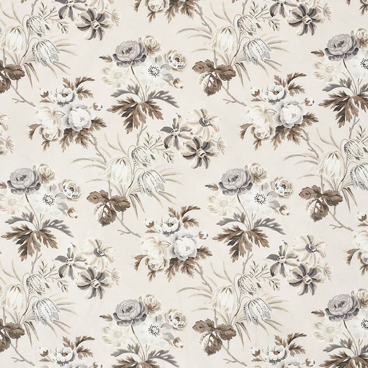Cecil Chintz Grisaille 176810 by Schumacher Designer Fabric VOGUE LIVING See Sample FRANCE MEDIUM DUTY </p><p>Repeat: Horizontal: 16 1/4" (41CM) and Vertical: 20 1/4" (51CM) 53 1/2" (136CM) - Swanky Fabrics -