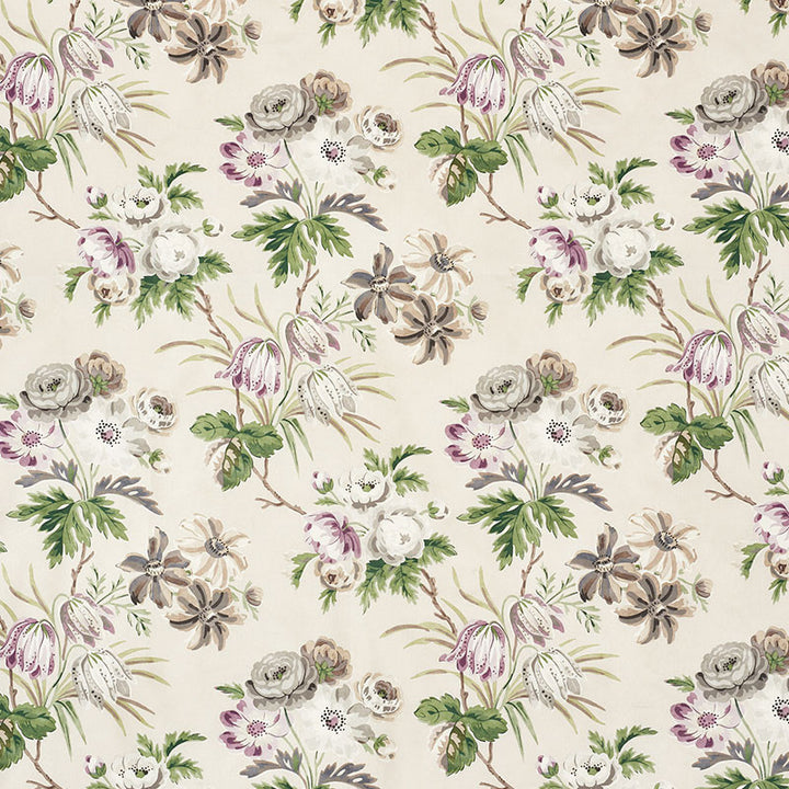Cecil Chintz Wisteria 176811 by Schumacher Fabric Schumacher Fabric Cecil Chintz Wisteria 176811Fabric COTTON 100% FRANCE </p><p>Repeat: H: HORZ. 16 1/4" (41CM) , V: VERT. 20 1/4" (51CM) 53.5 - Fabric Carolina -
