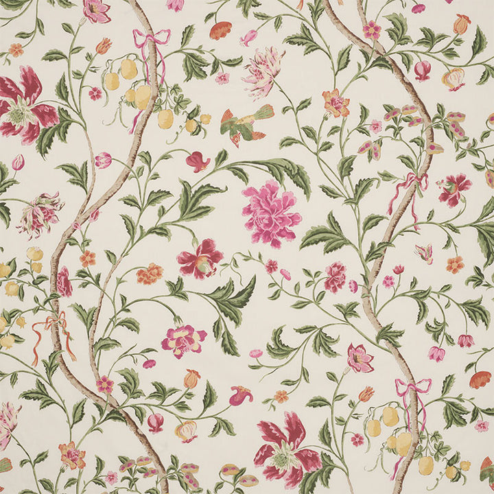 Citronier Fuchsia 176820 by Schumacher Designer Fabric SCHUMACHER CLASSICS II See Sample UNITED KINGDOM - </p><p>Repeat: Horizontal: 27" (69CM) and Vertical: 73" (185CM) 54 1/2" (138CM) - Swanky Fabrics -