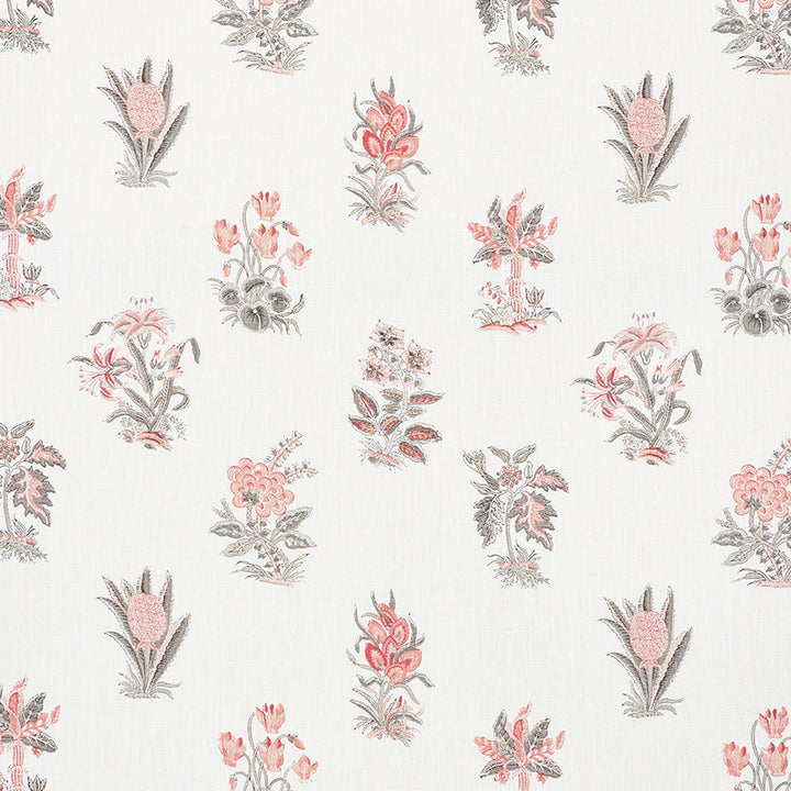 Bunny Rose 176831 by Schumacher Designer Fabric Vogue-Living 100% Linen - Horizontal: 18 and Vertical: 18 54 - Swanky Fabrics -